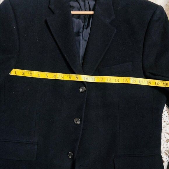 RALPH Ralph Lauren Black Wool Blend Blazer Jacket Business Career Classic Coat - Picture 6 of 8